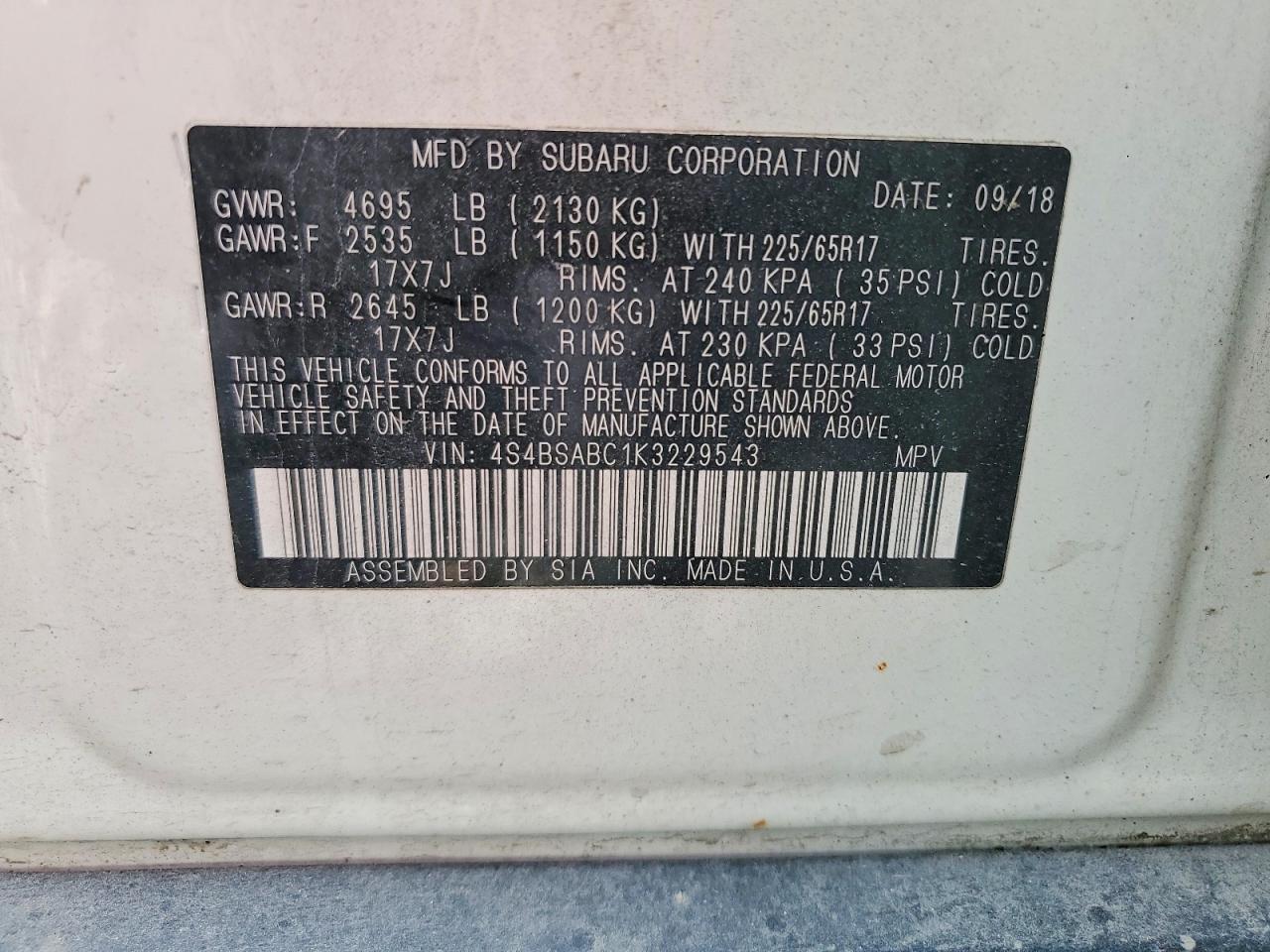 Subaru Outback 2.5i