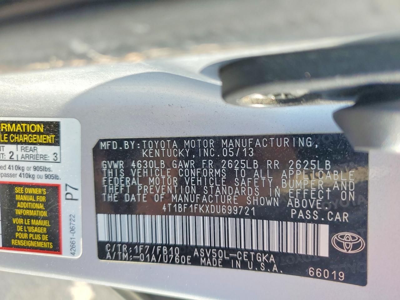 Toyota Camry Xle