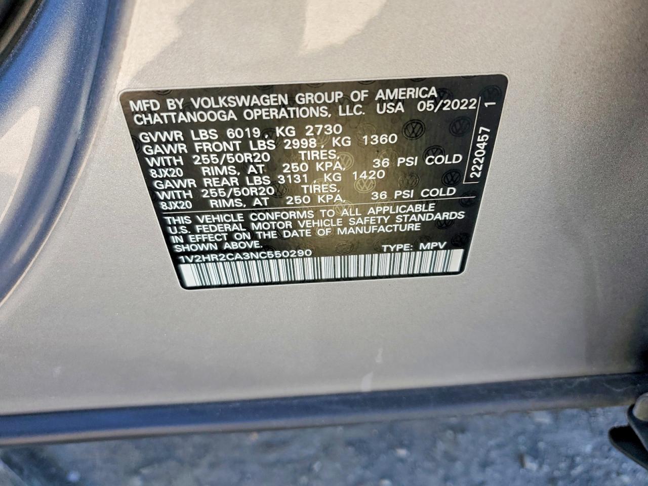 Volkswagen Atlas Se