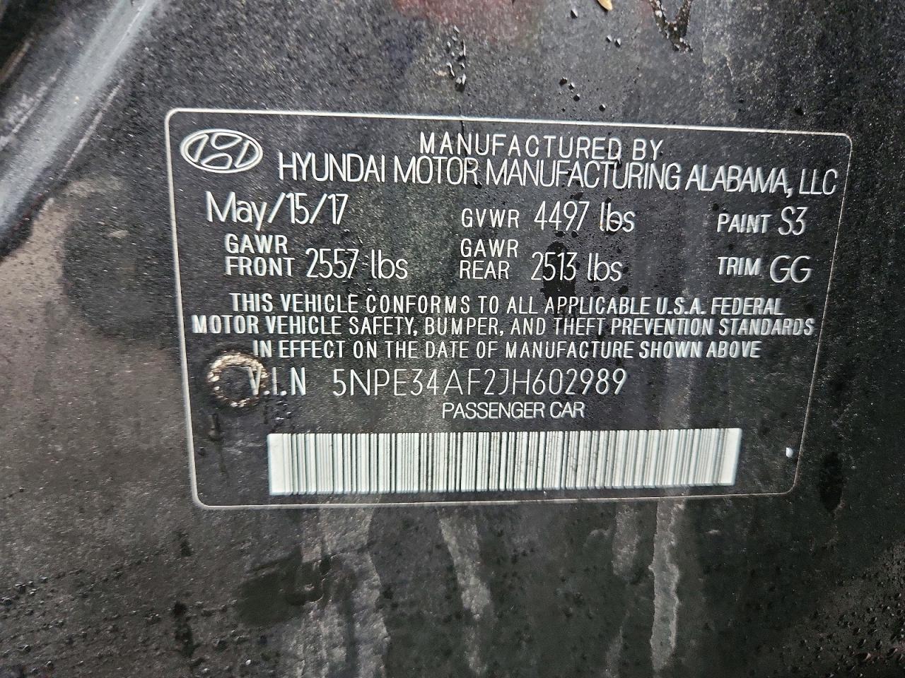 Hyundai SONATA Sel