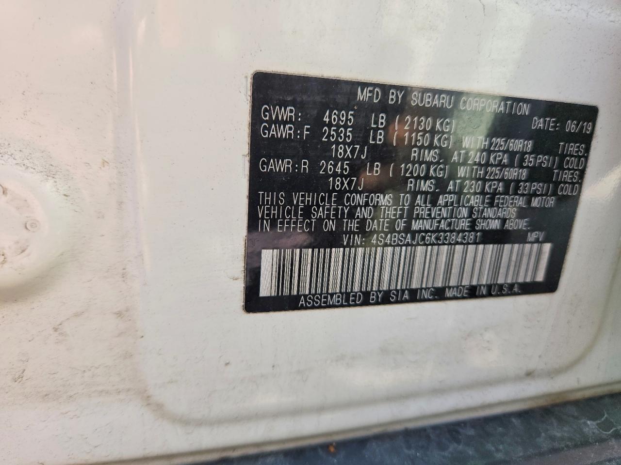 Subaru Outback 2.5i Limited