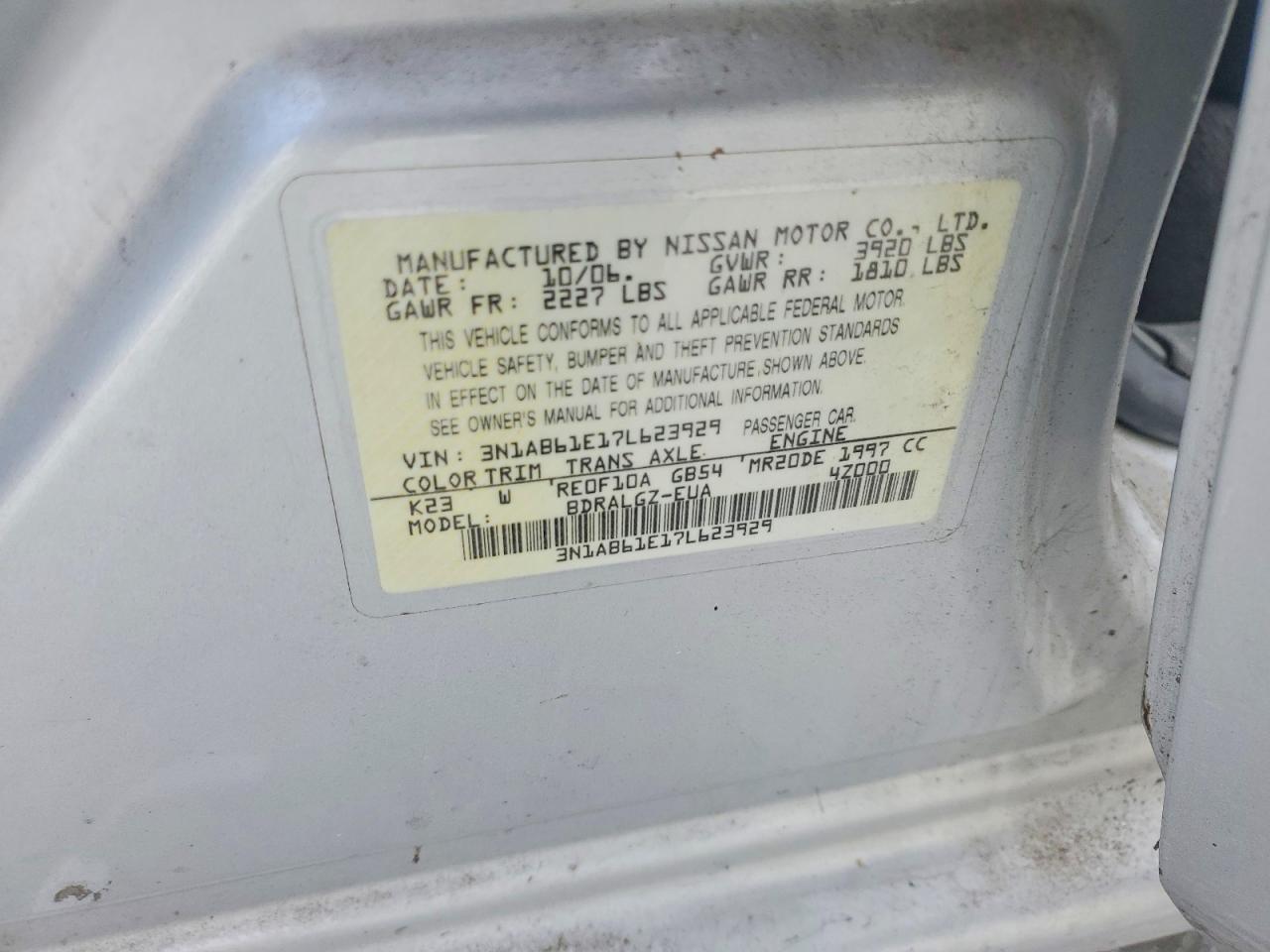 Nissan Sentra 2.0