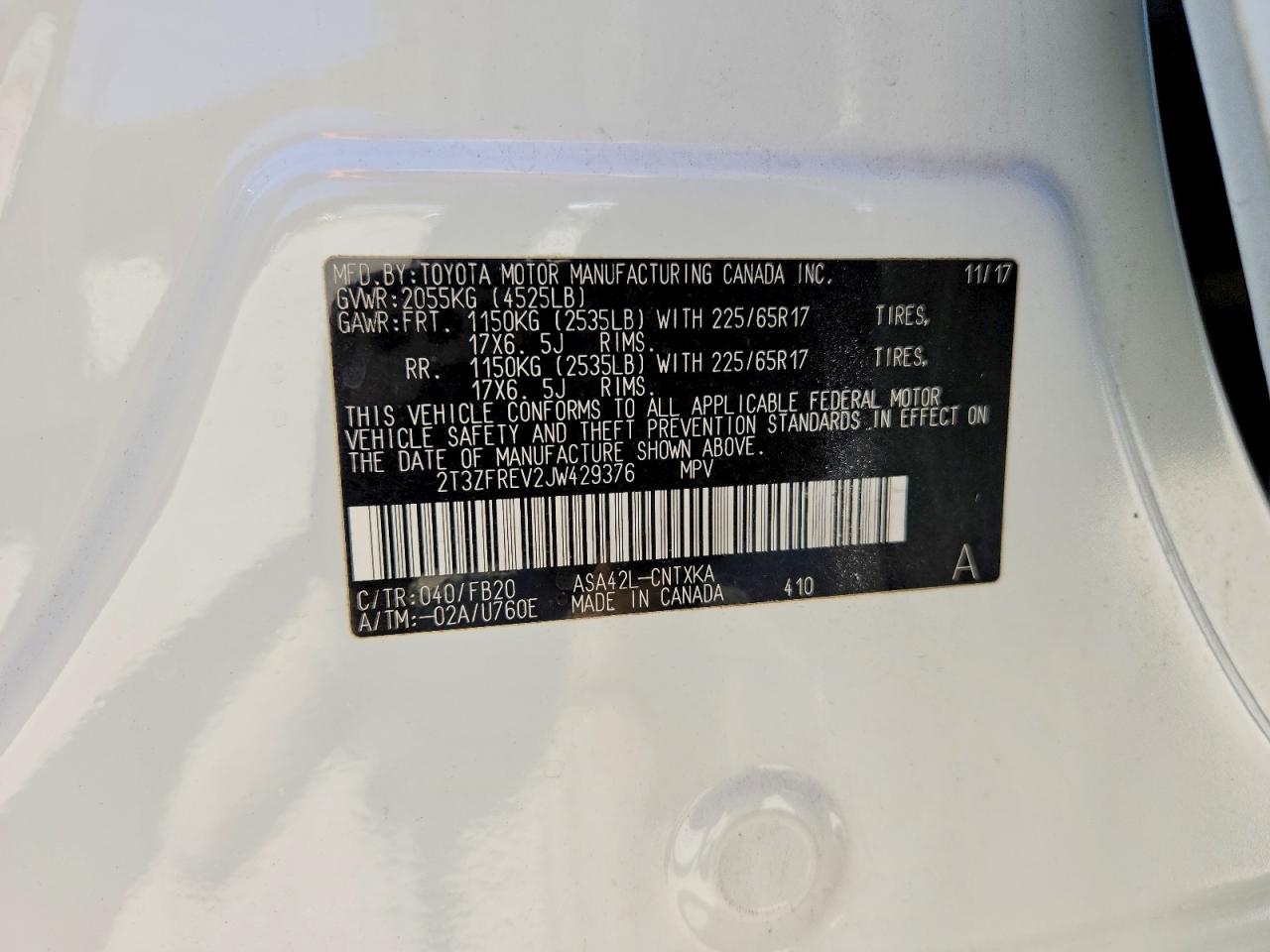 Toyota RAV4 Le