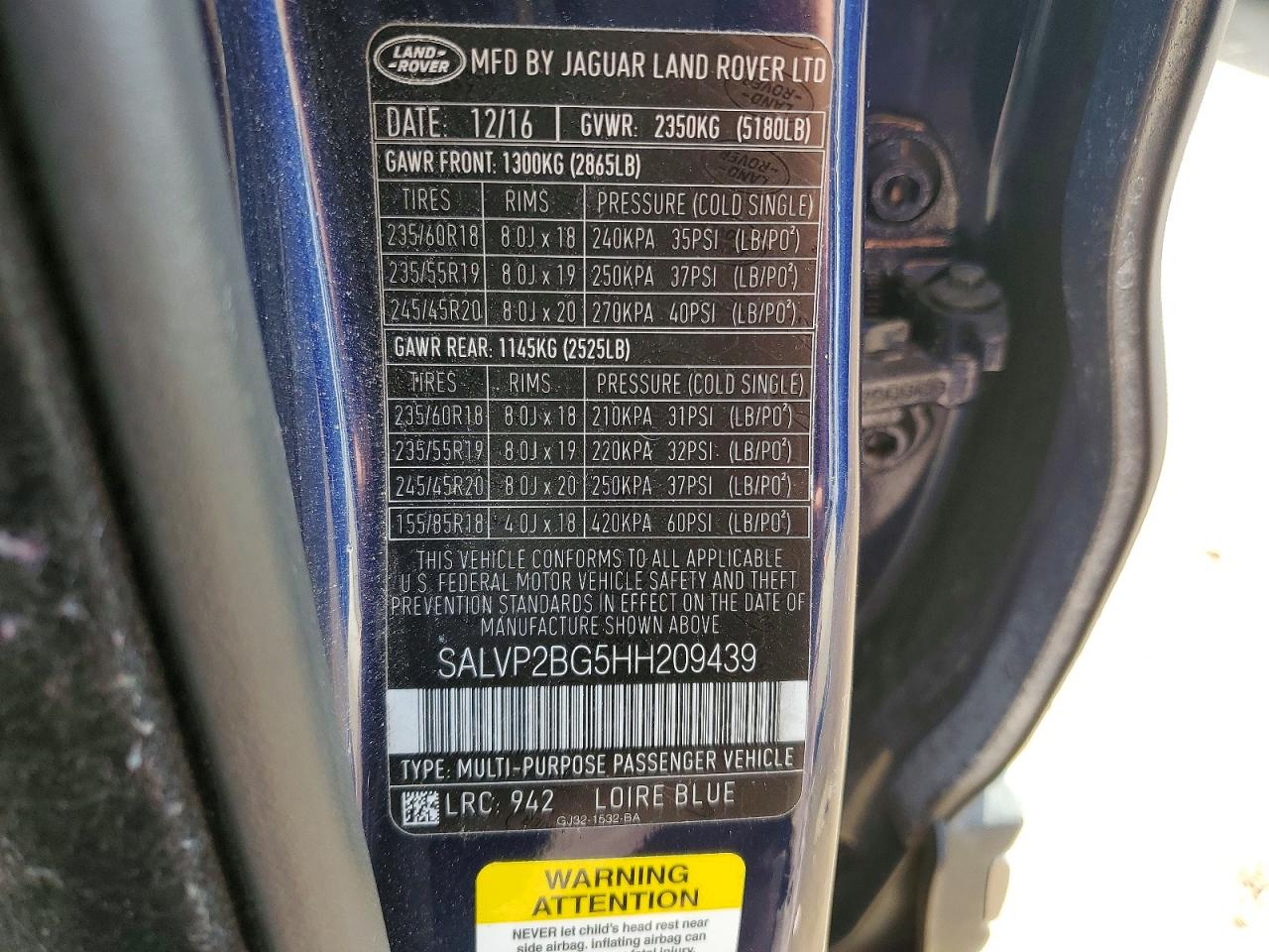 Land Rover Range Rover Se