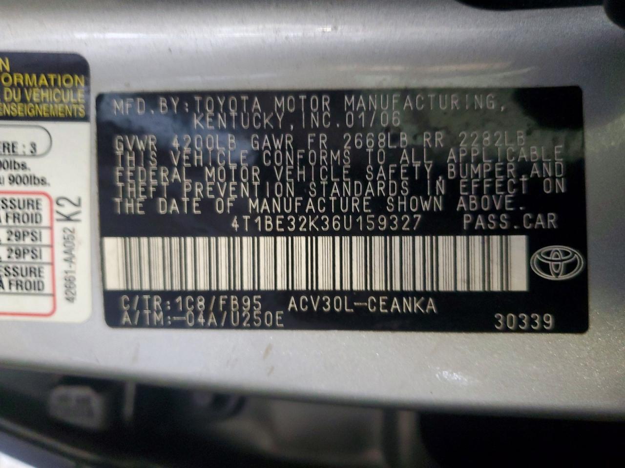 Toyota Camry Le