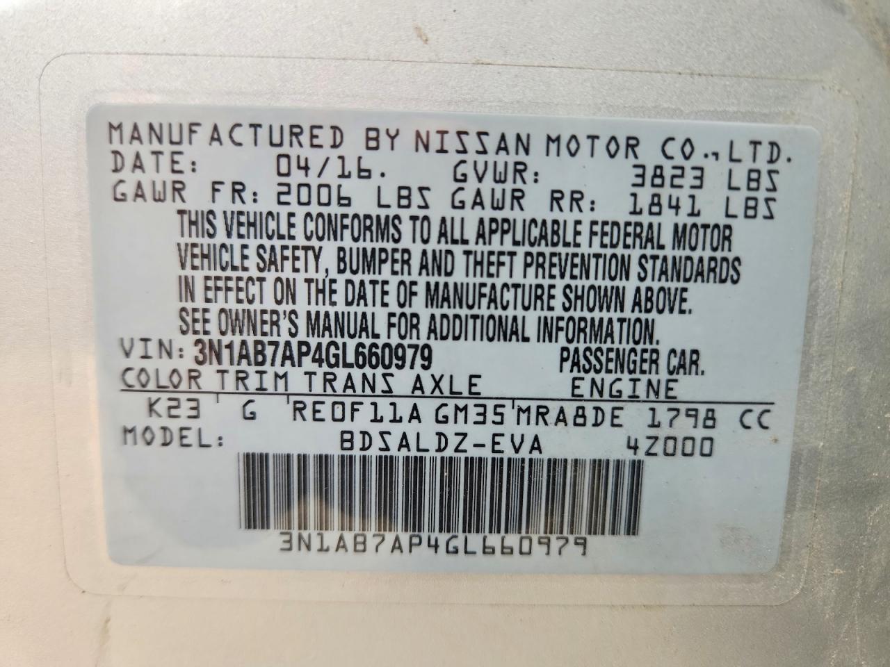 Nissan Sentra Sv