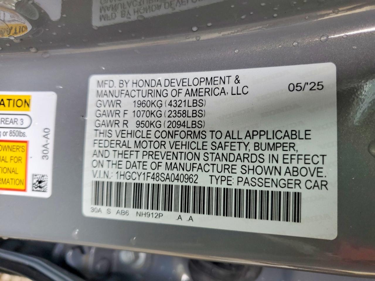 Honda Accord Se