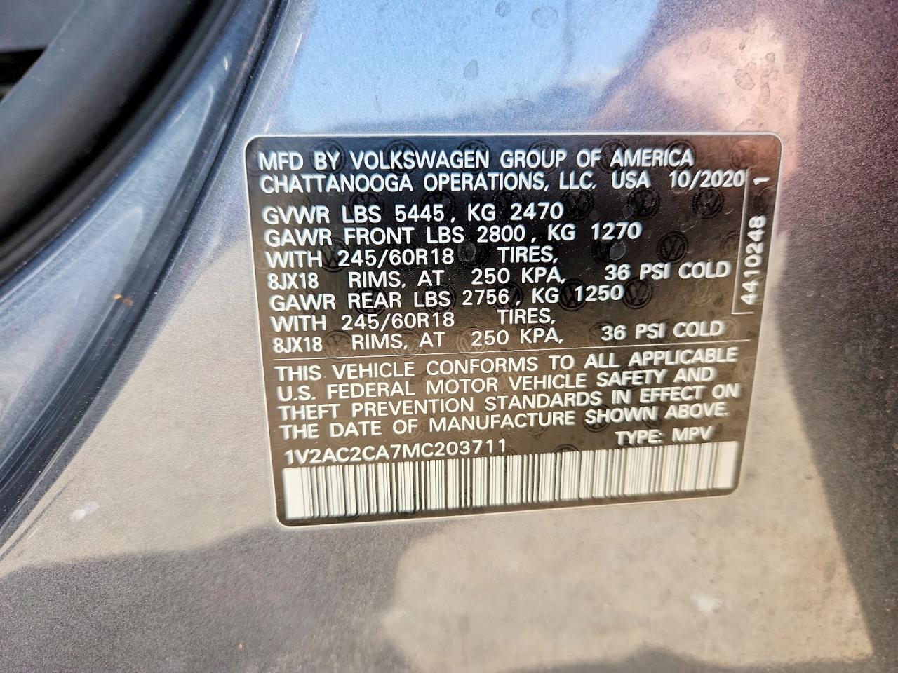 Volkswagen Atlas S