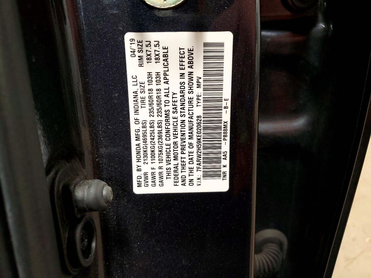 Honda Crv Ex