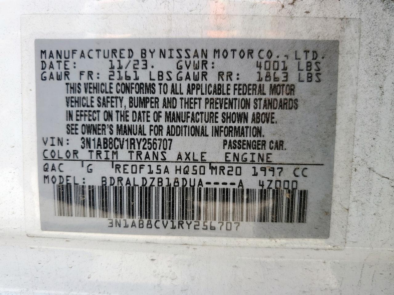 Nissan Sentra Sv
