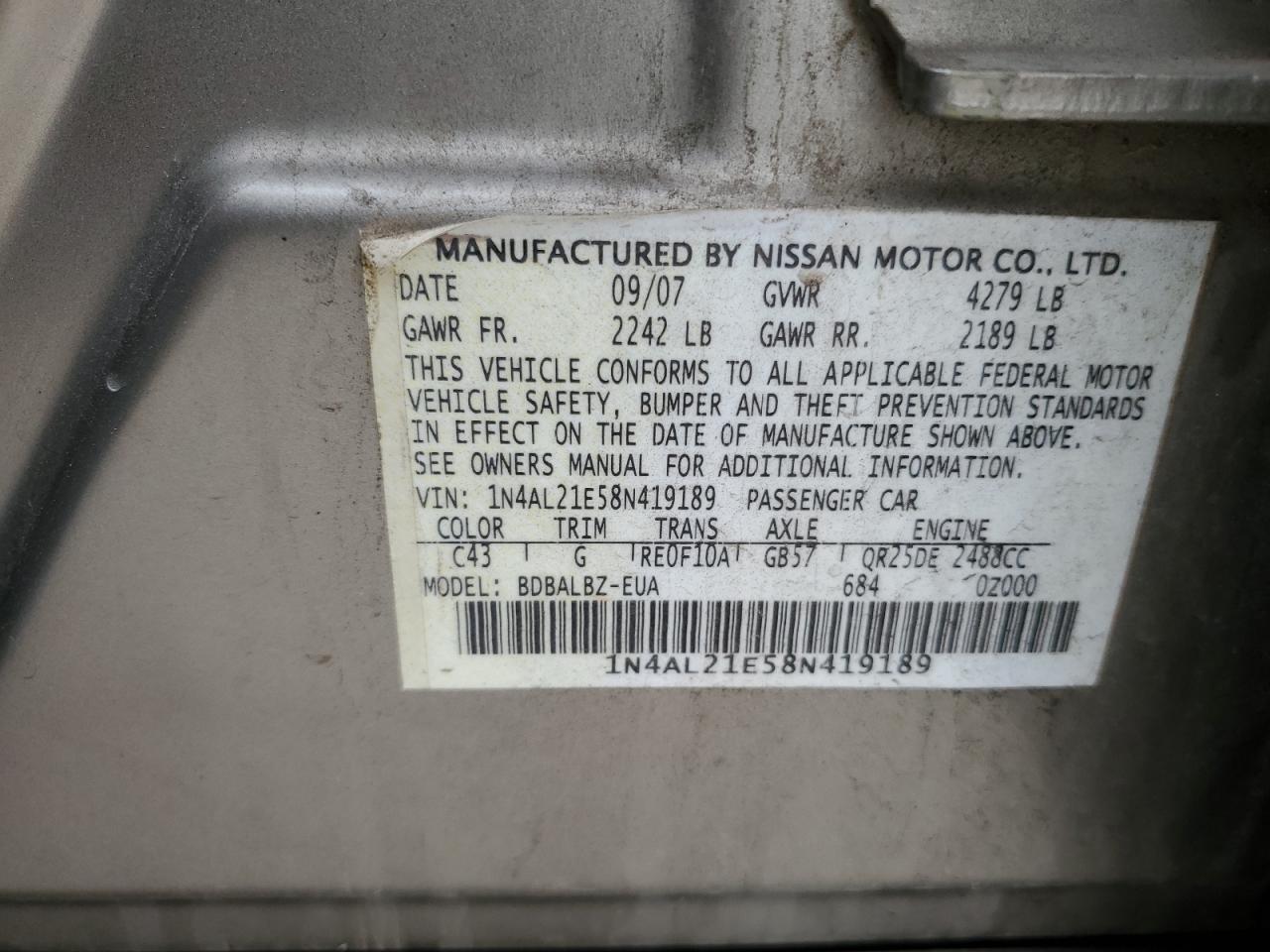 Nissan Altima 2.5