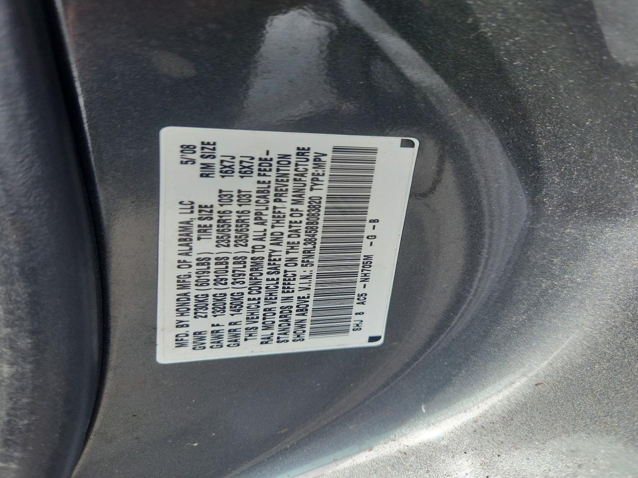 Honda Odyssey Ex