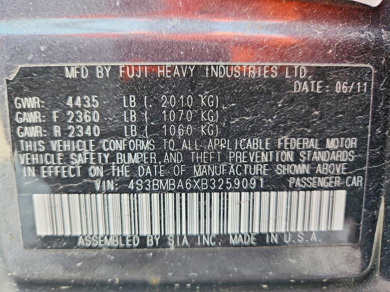 Subaru Legacy 2.5i