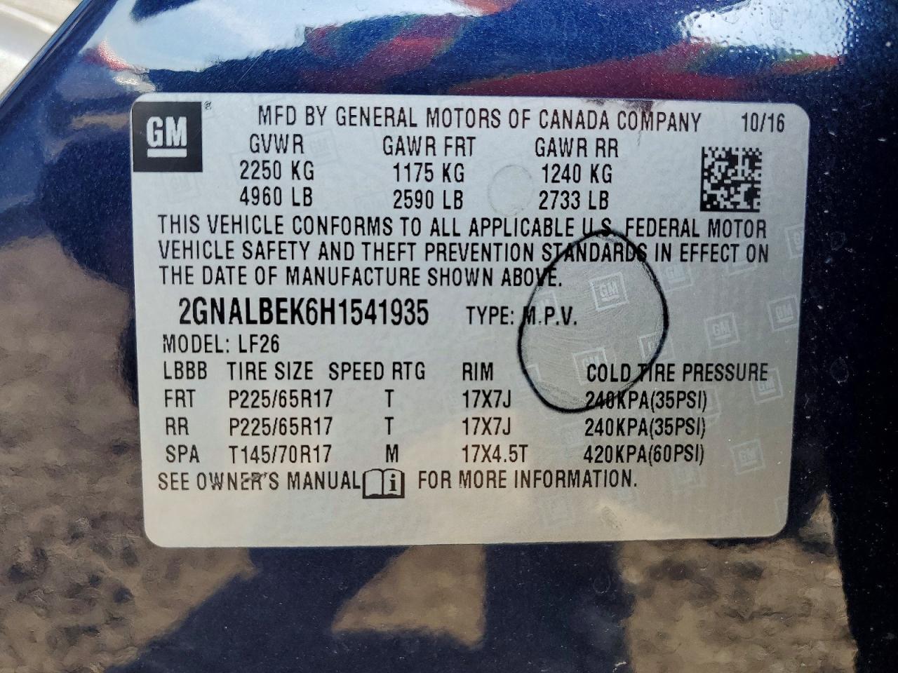 Chevrolet Equinox Ls
