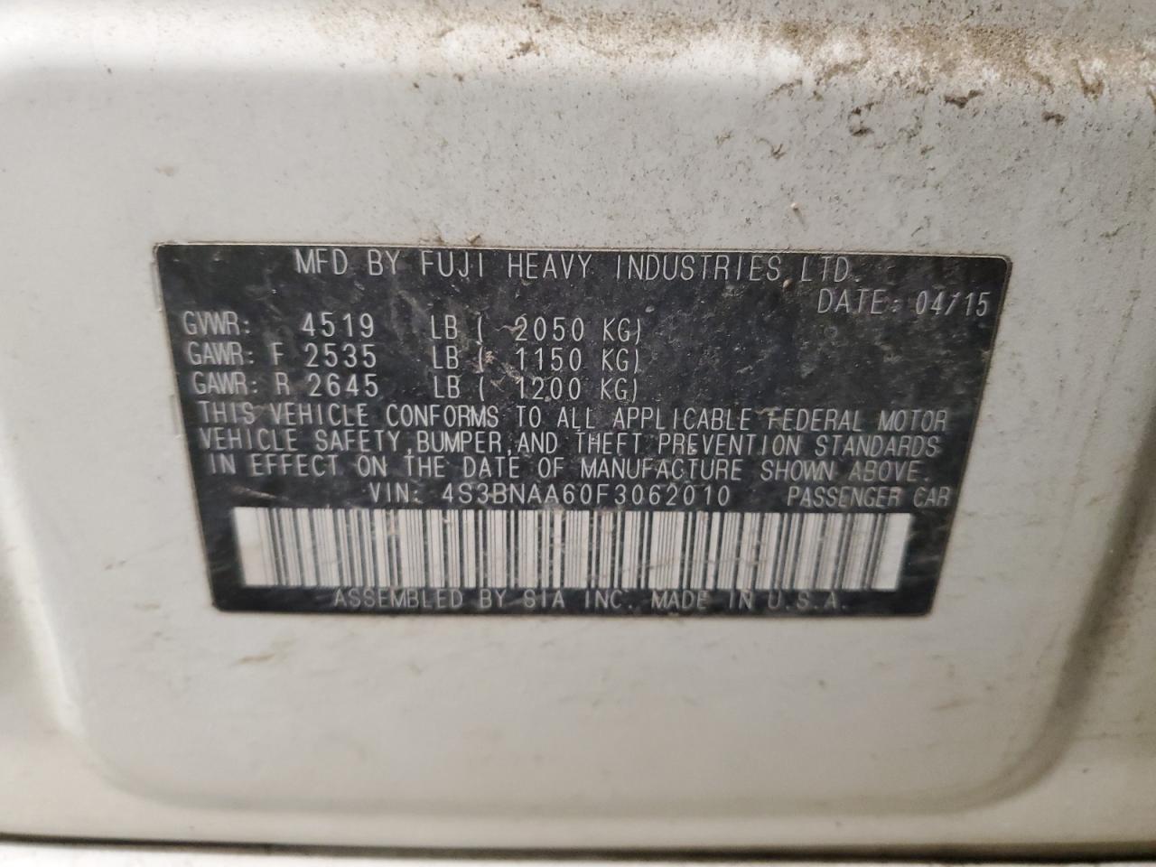 Subaru Legacy 2.5i