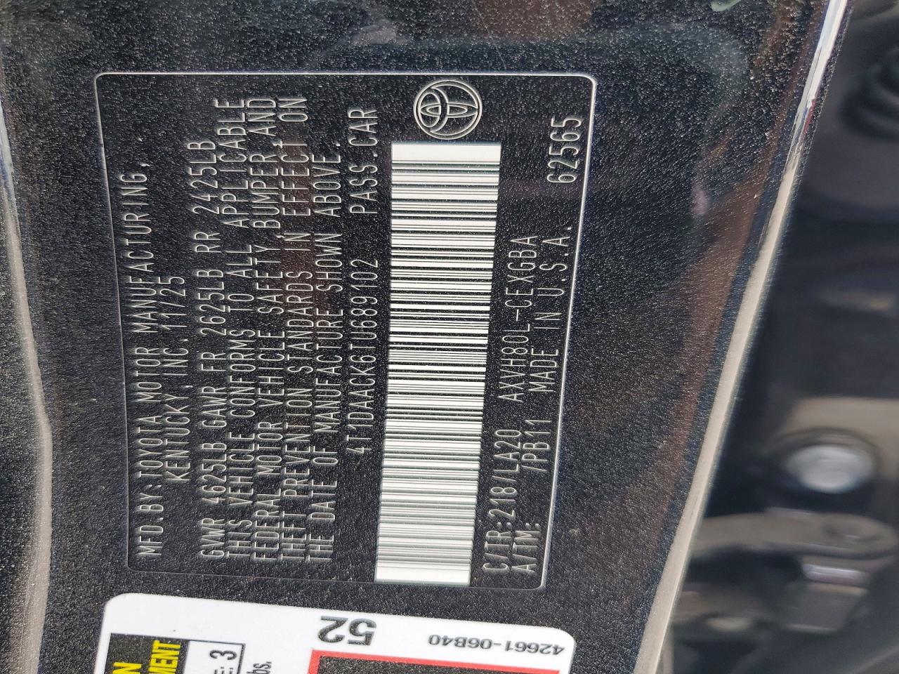 Toyota Camry Xle