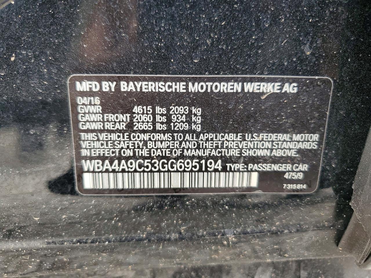BMW 4 Series I Gran Coupe Sulev