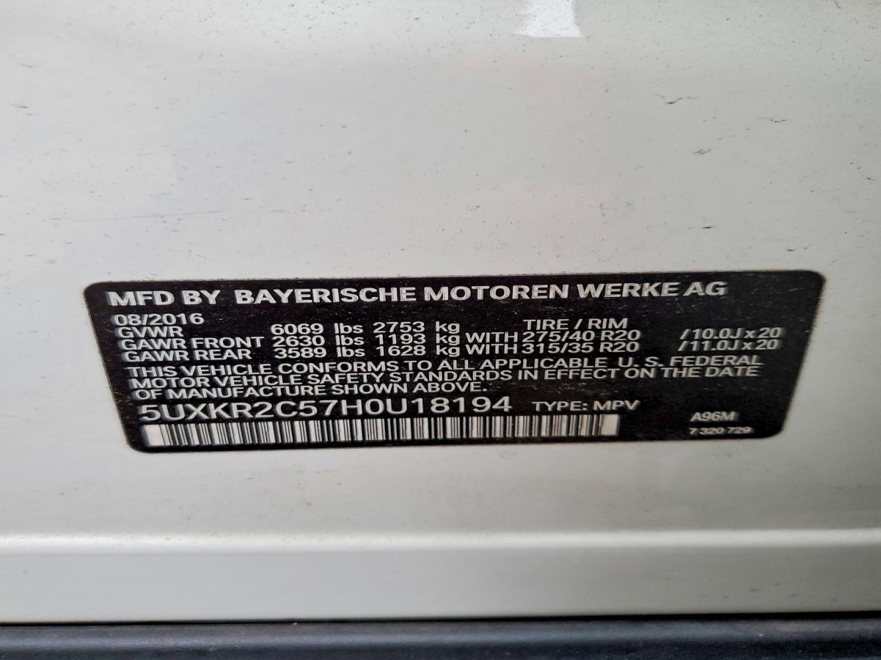 BMW X Series Sdrive35i