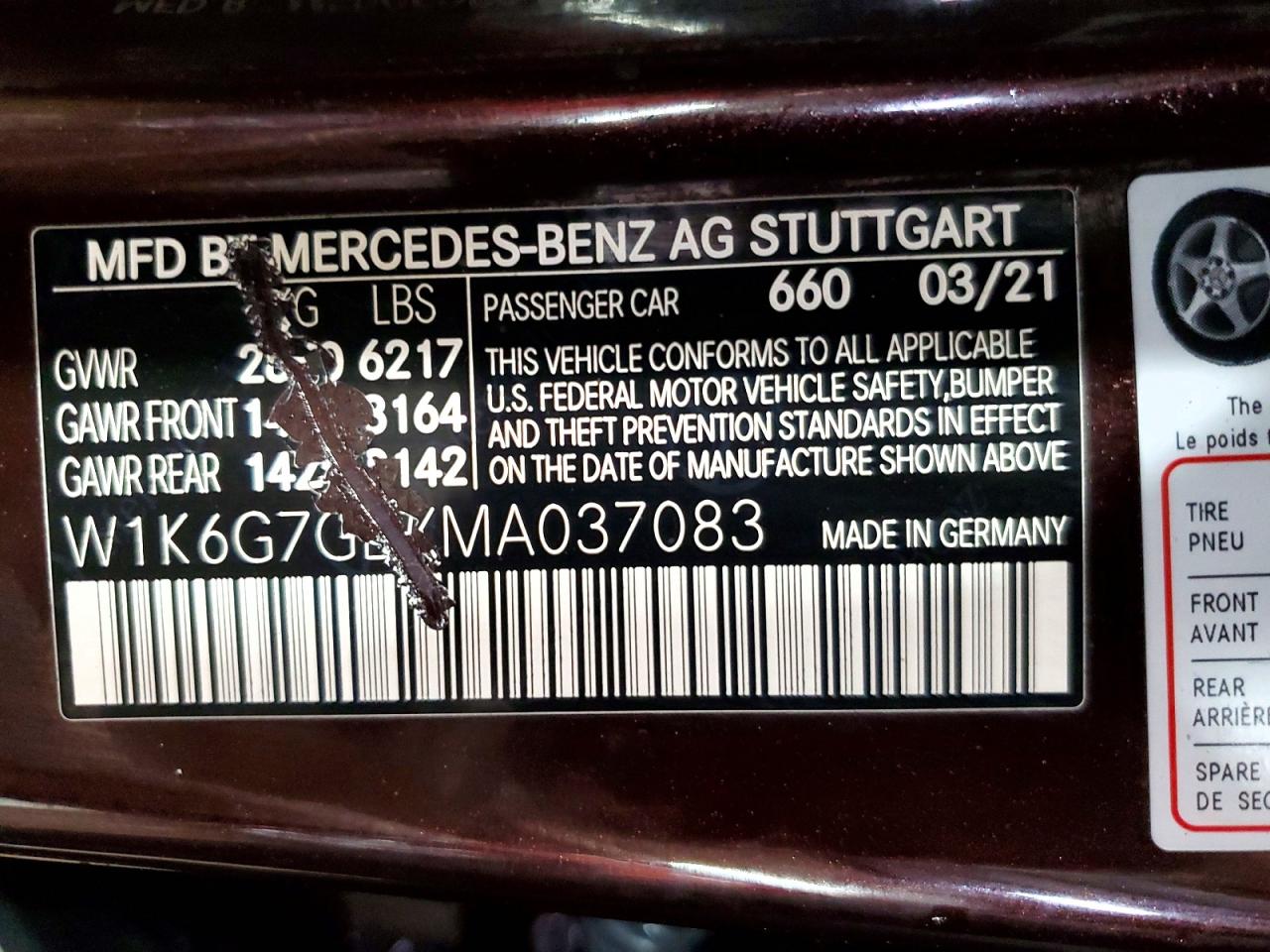 Mercedes-Benz S-Class 580 4matic