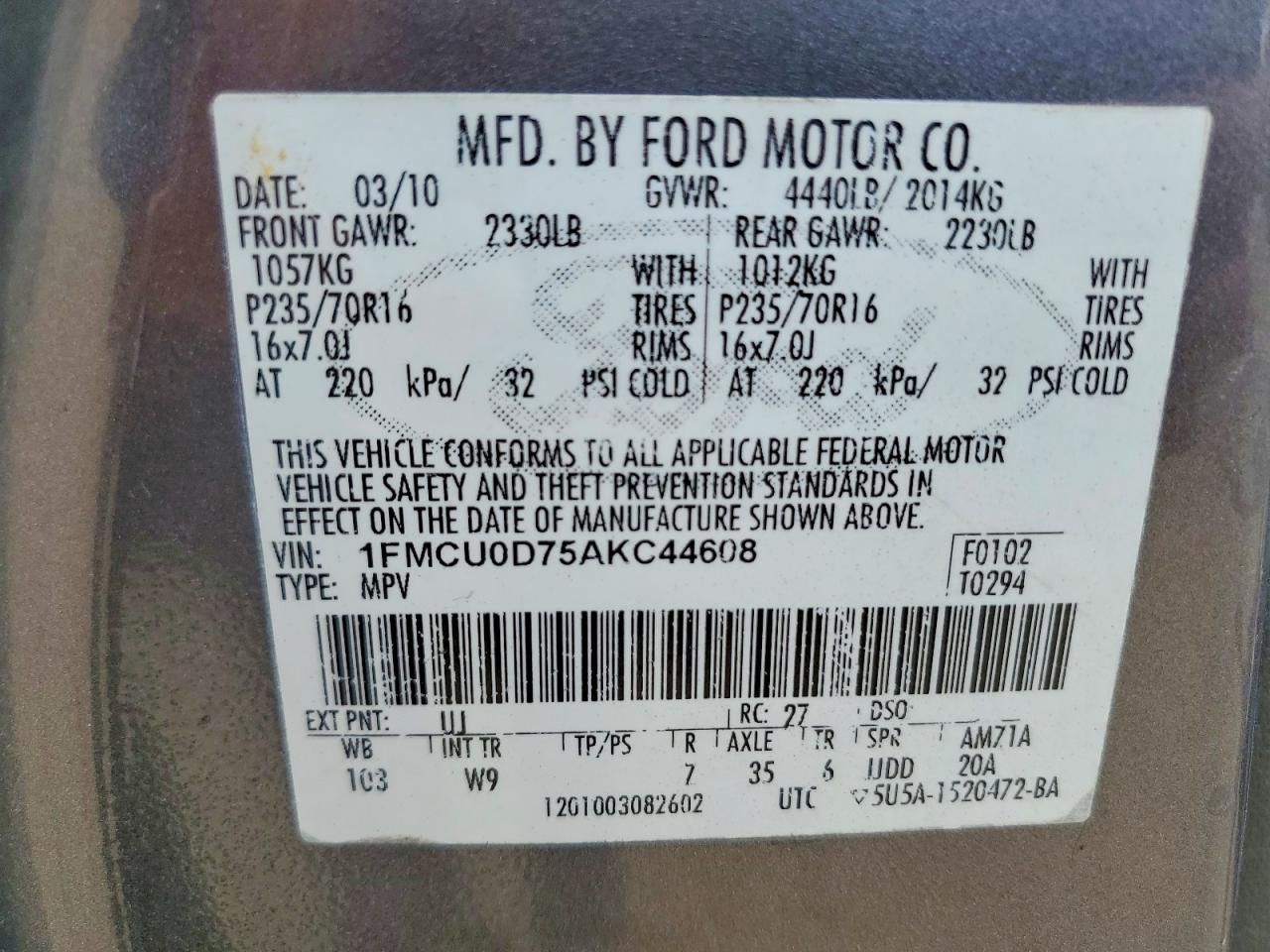 Ford Escape Xlt