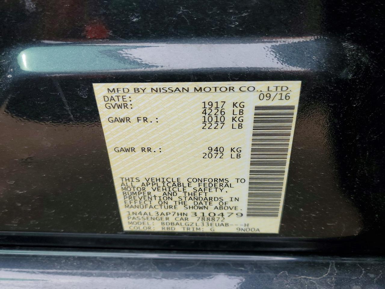 Nissan Altima 2.5 S