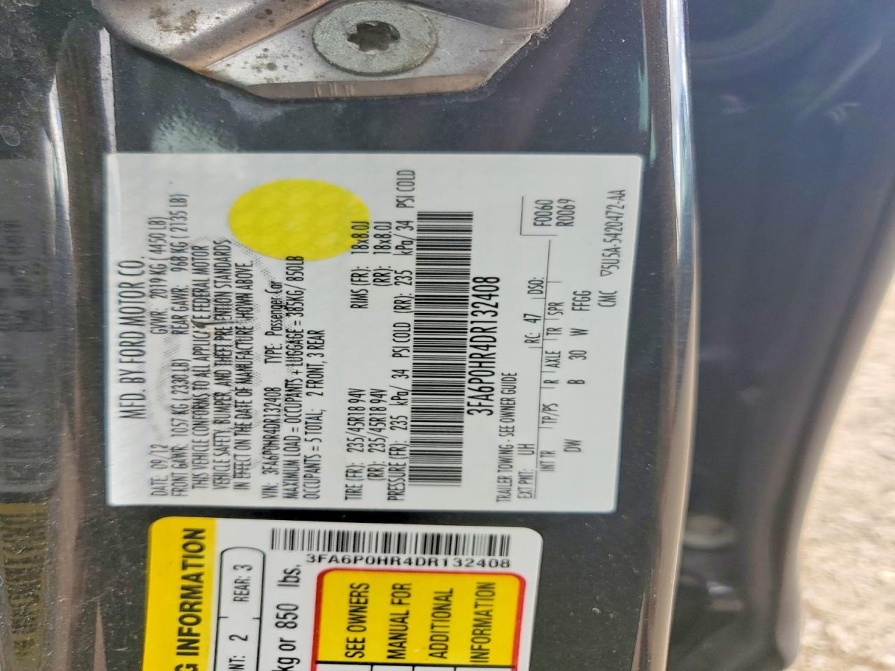 Ford Fusion Se
