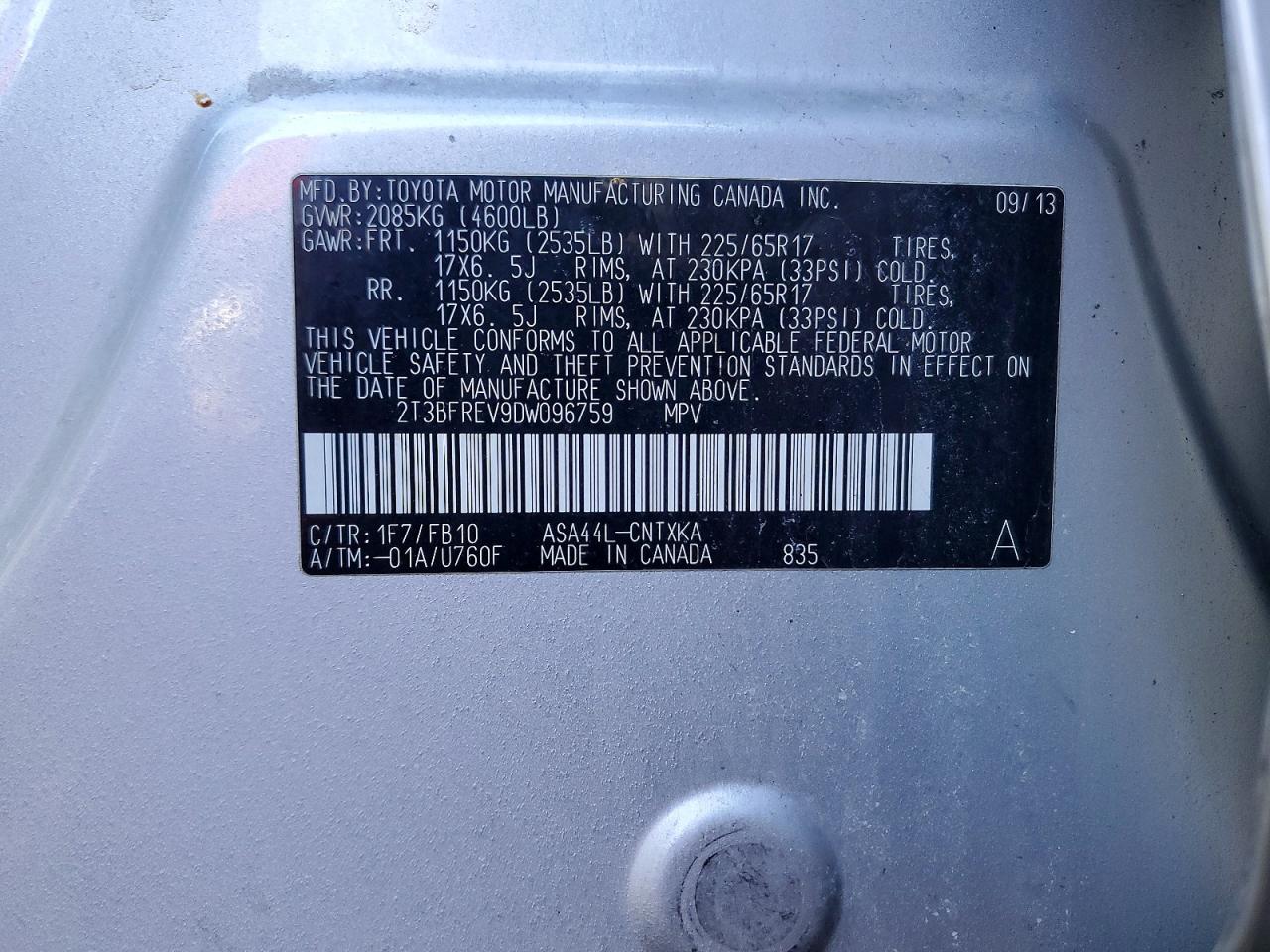 Toyota RAV4 Le
