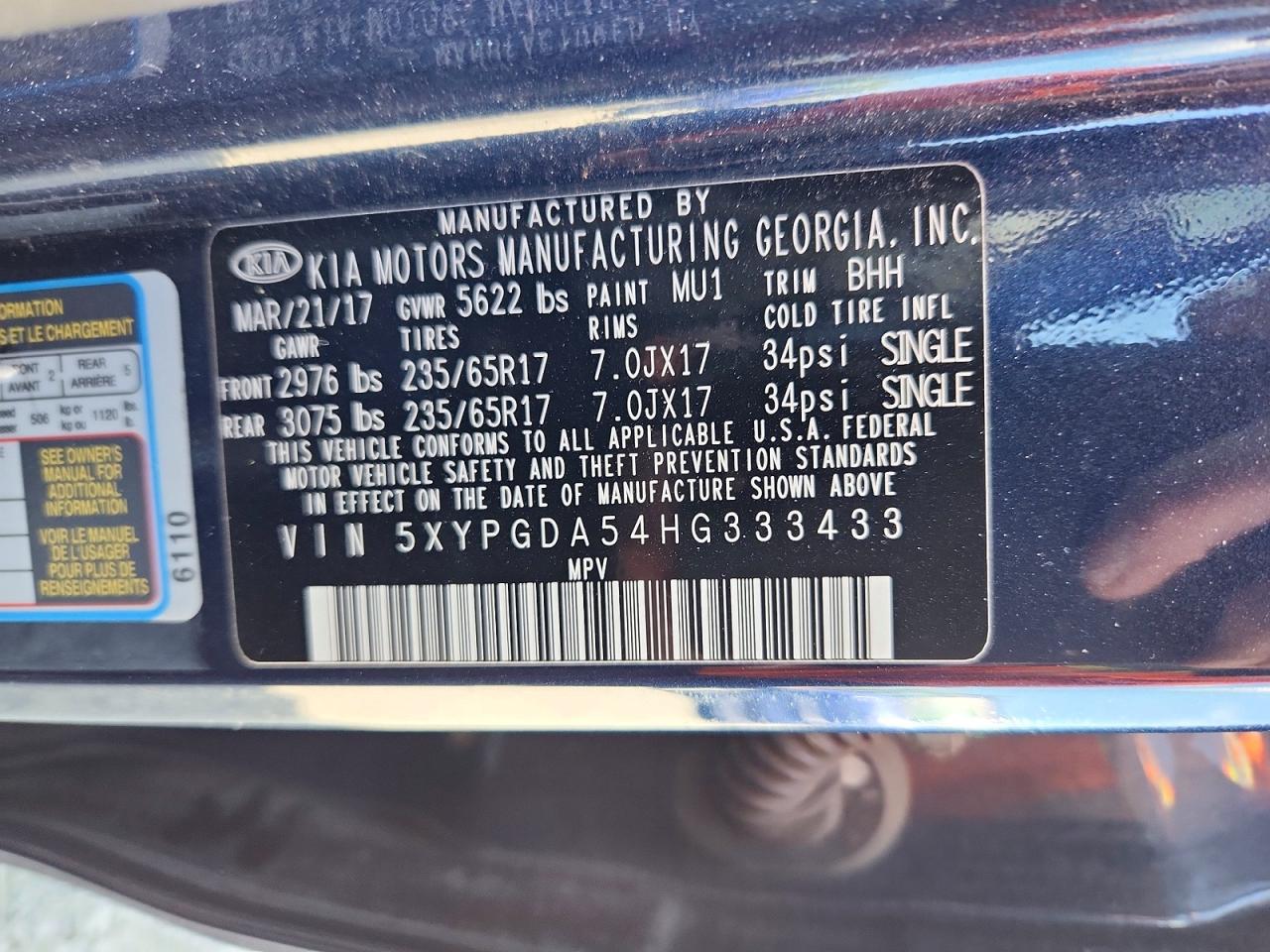 Kia Sorento Lx V6