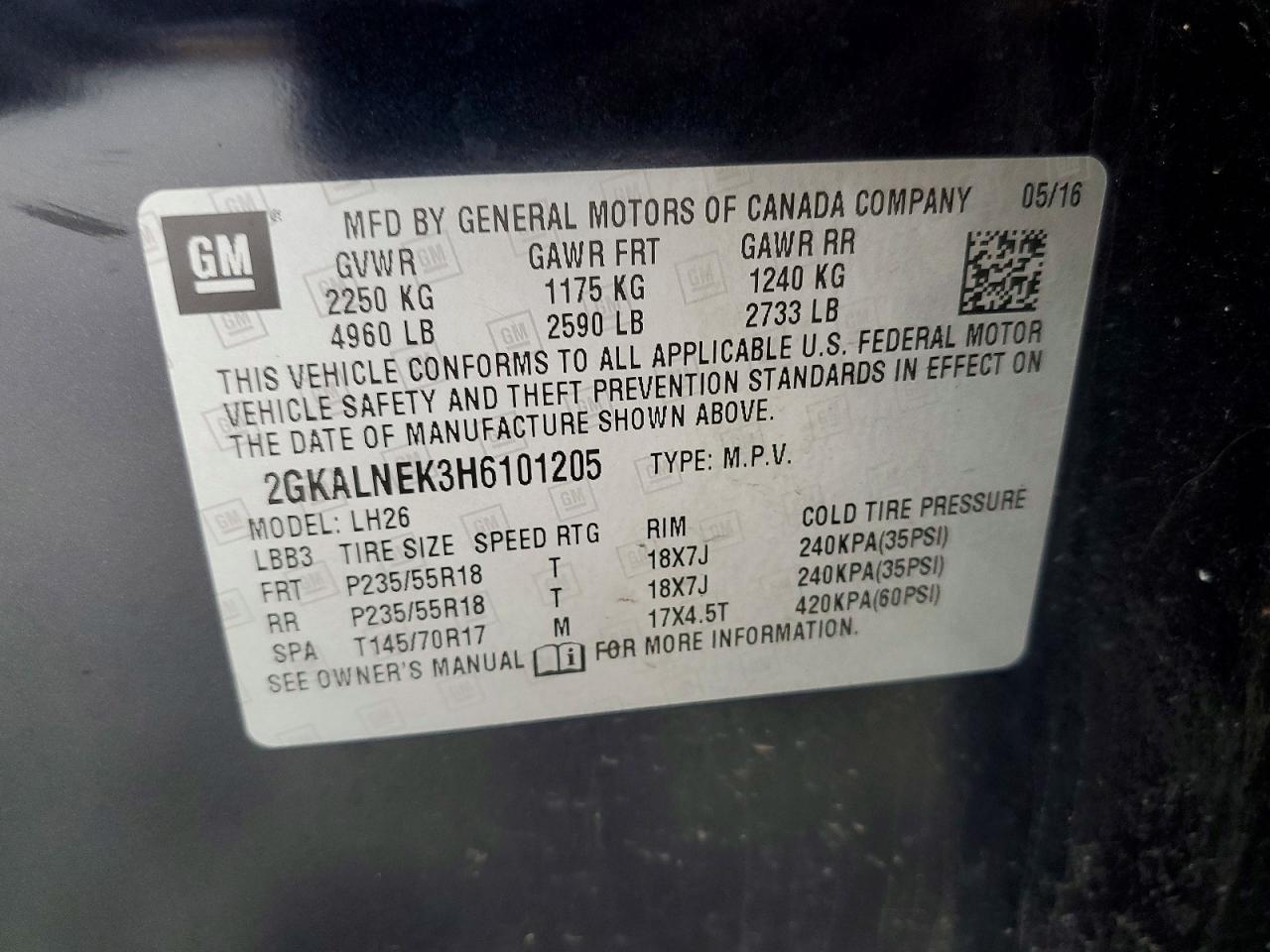 GMC Terrain Sle