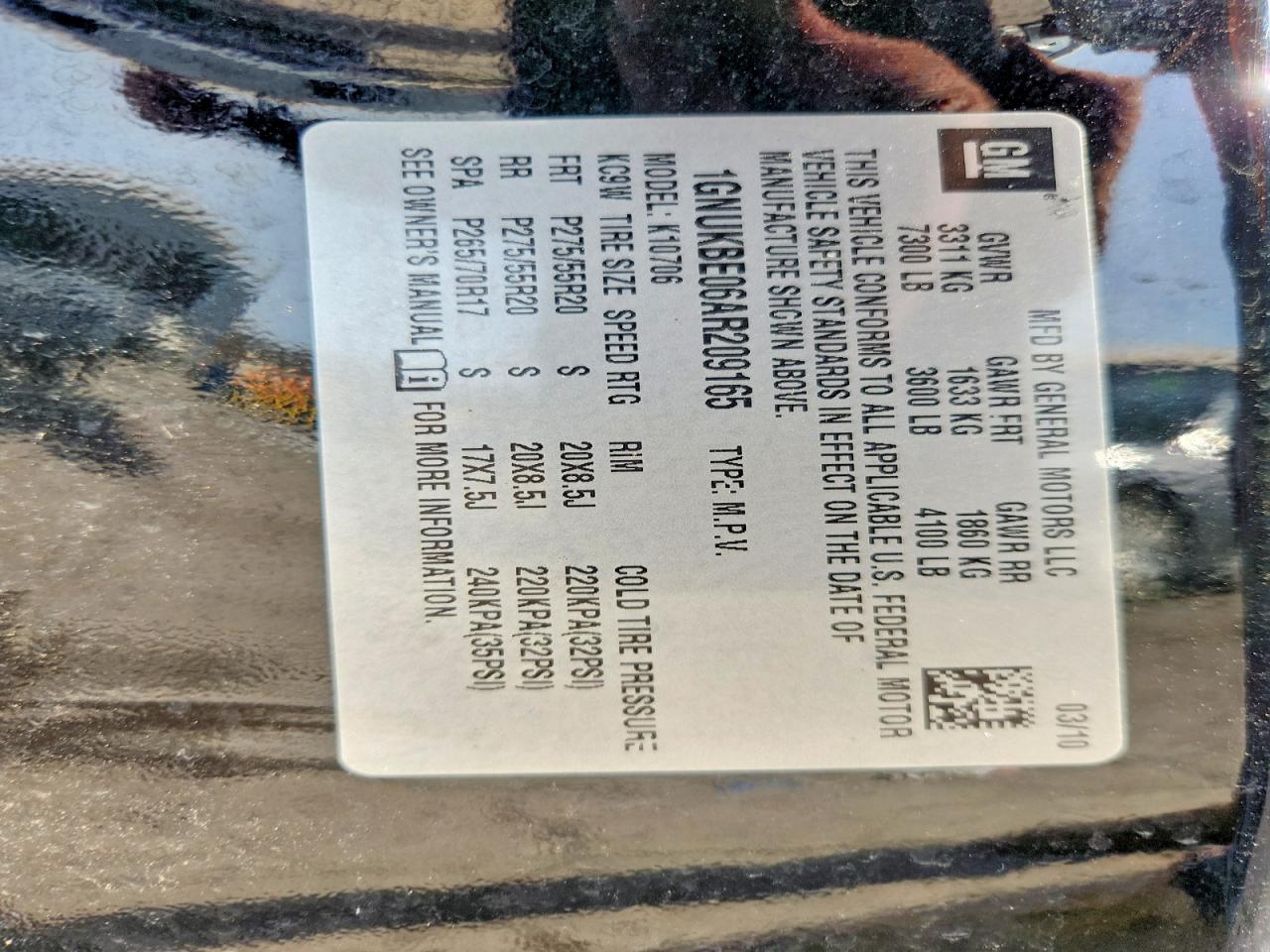 Chevrolet Tahoe K1500 Lt