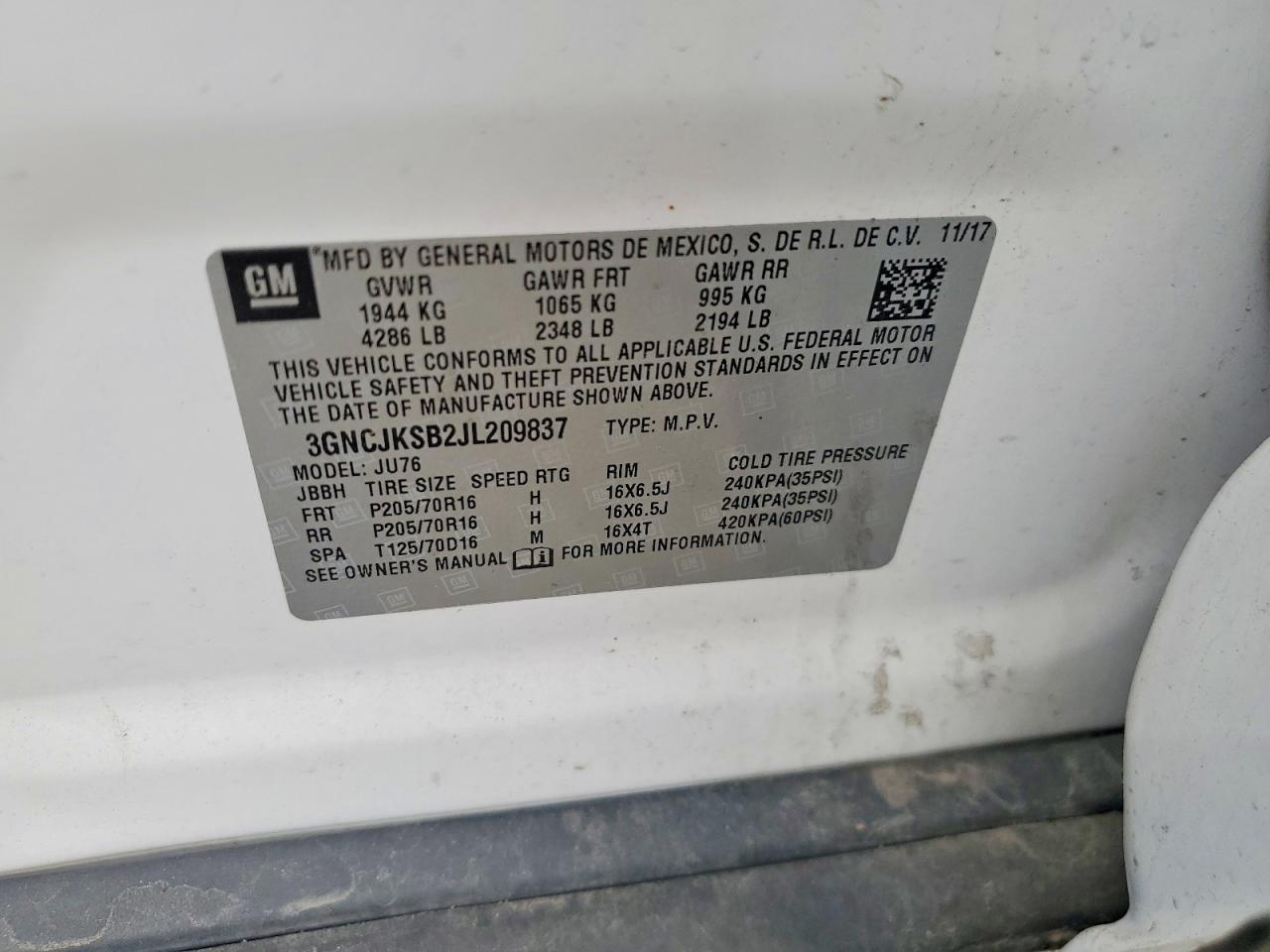 Chevrolet Trax Ls