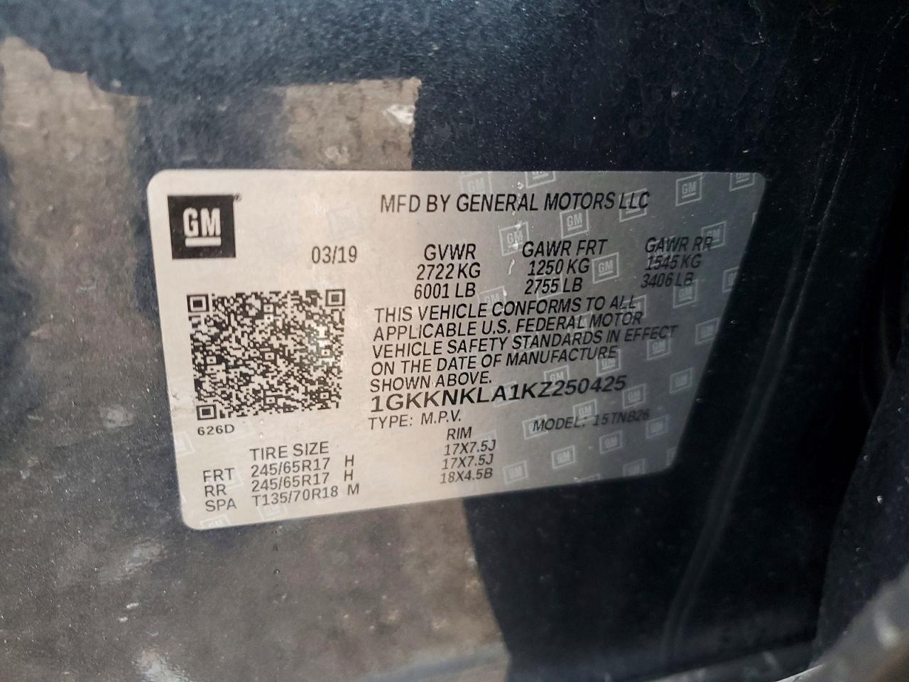 GMC Acadia Sle