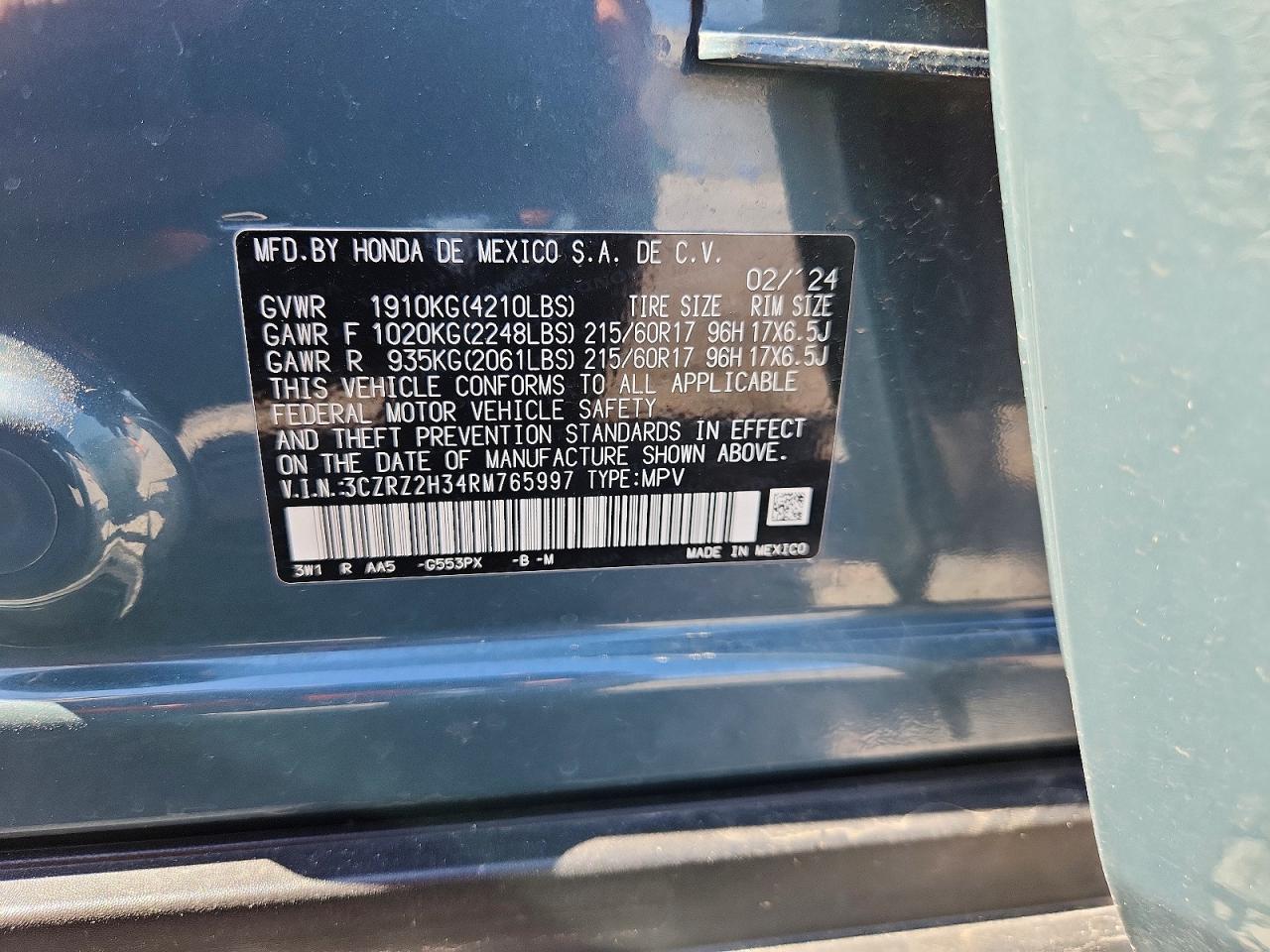 Honda HR-V Lx