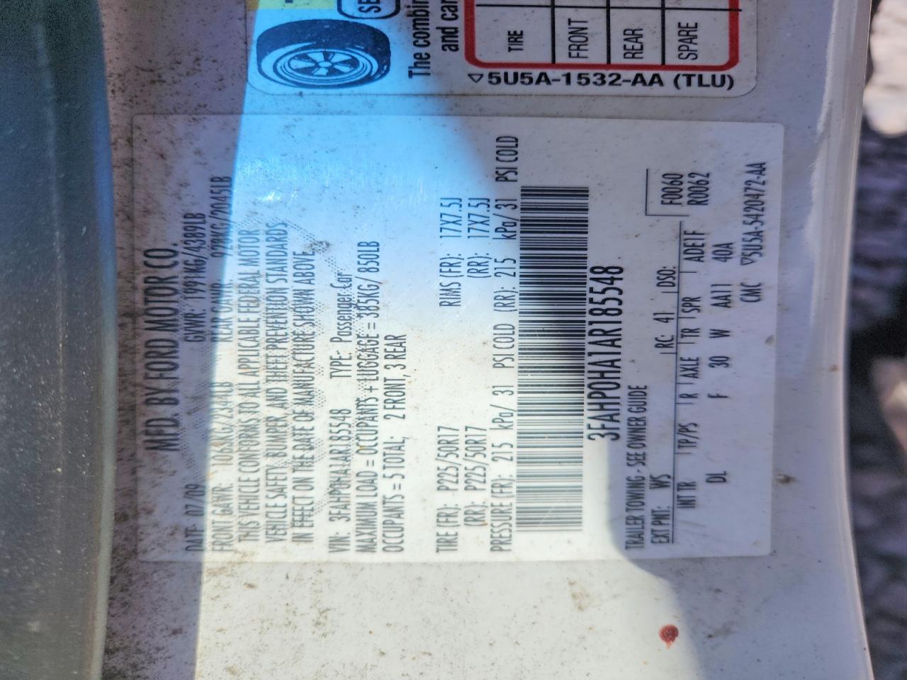 Ford Fusion Se