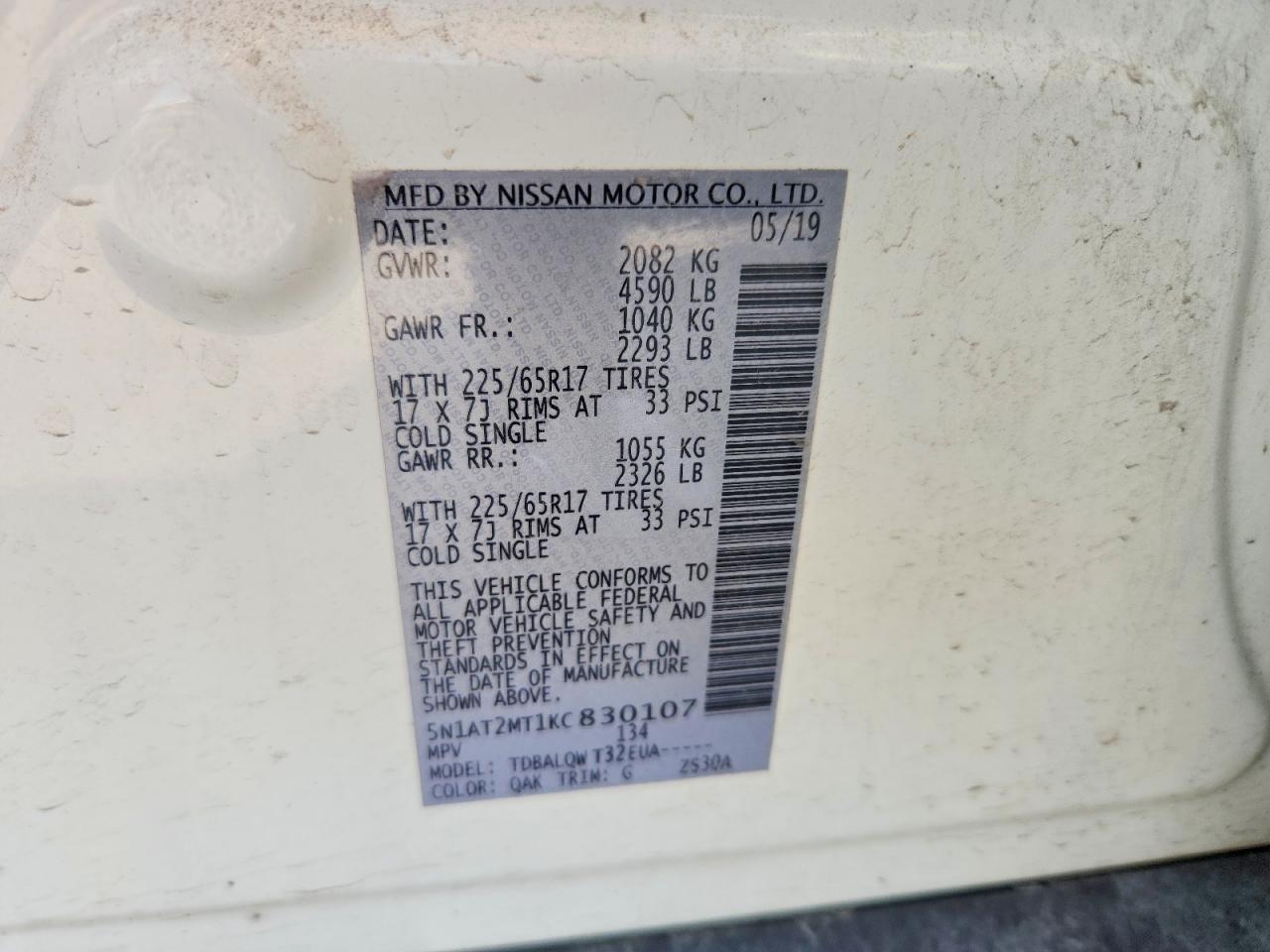 Nissan Rogue Sv