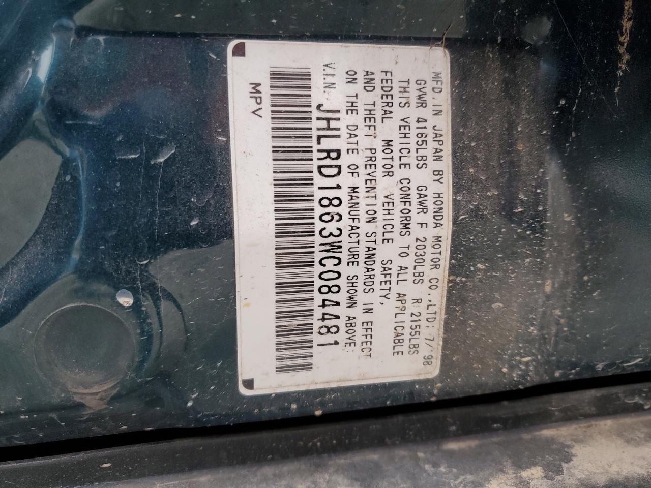 Honda Crv Ex