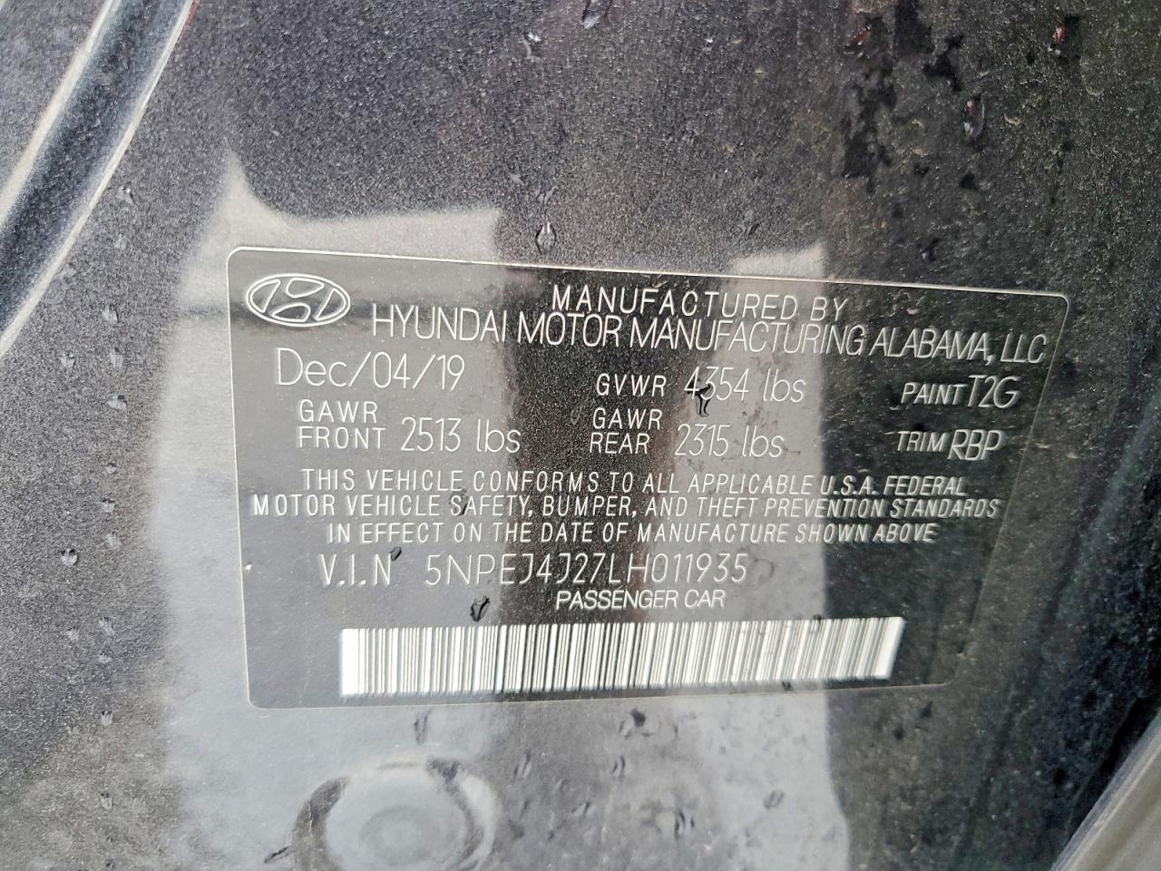Hyundai SONATA Sel Plus