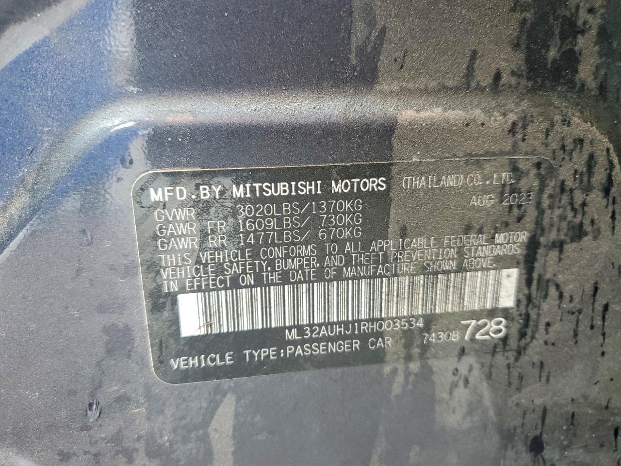 Mitsubishi Mirage Es