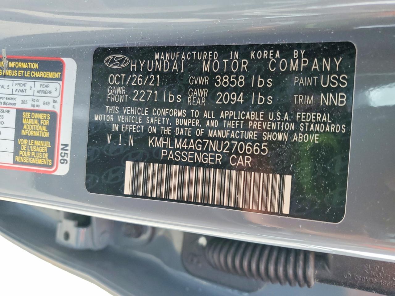 Hyundai ELANTRA Sel