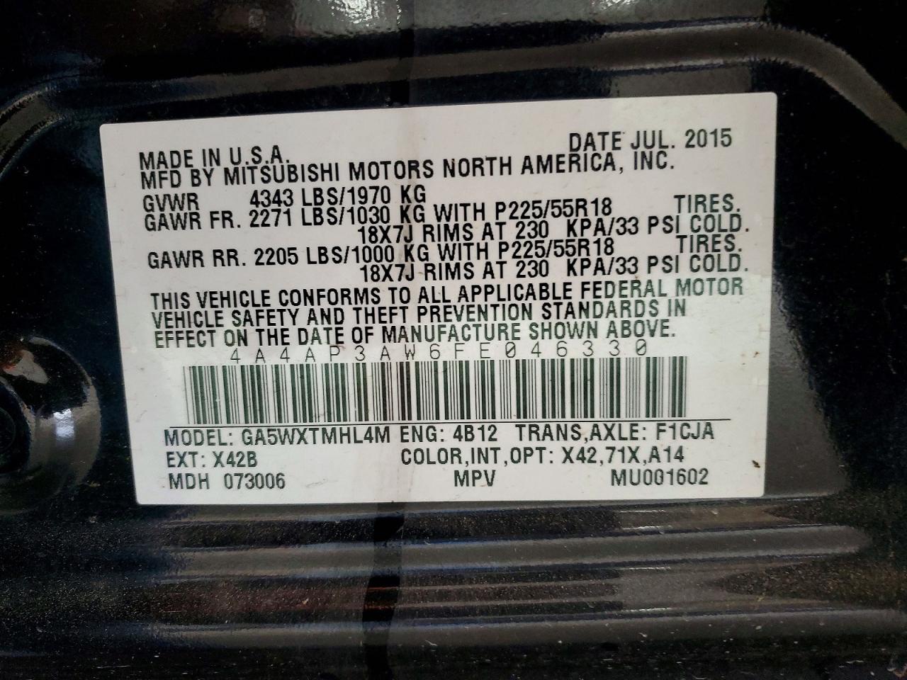 Mitsubishi Outlander Es