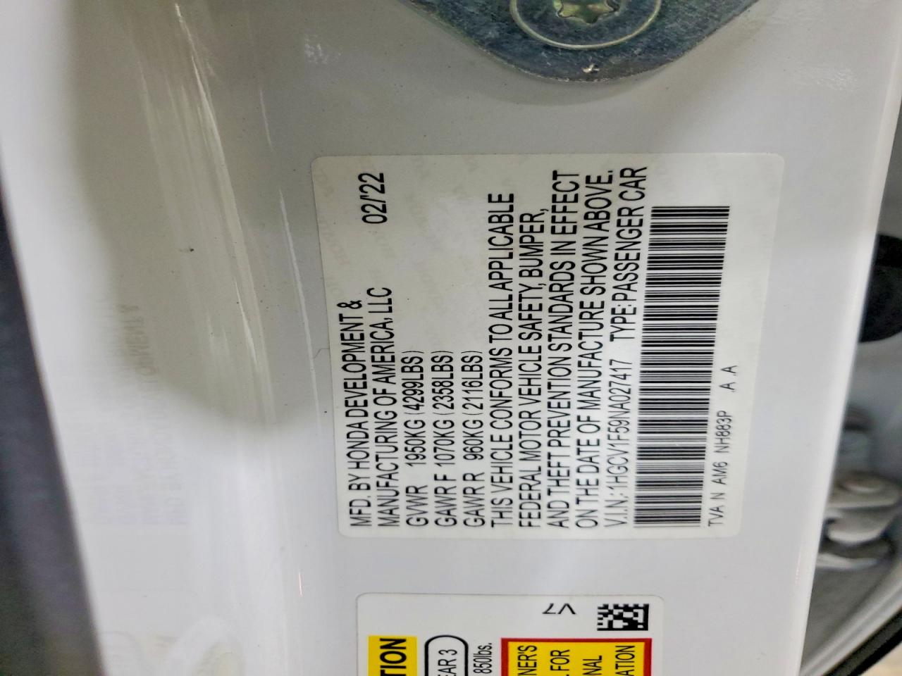 Honda Accord Exl