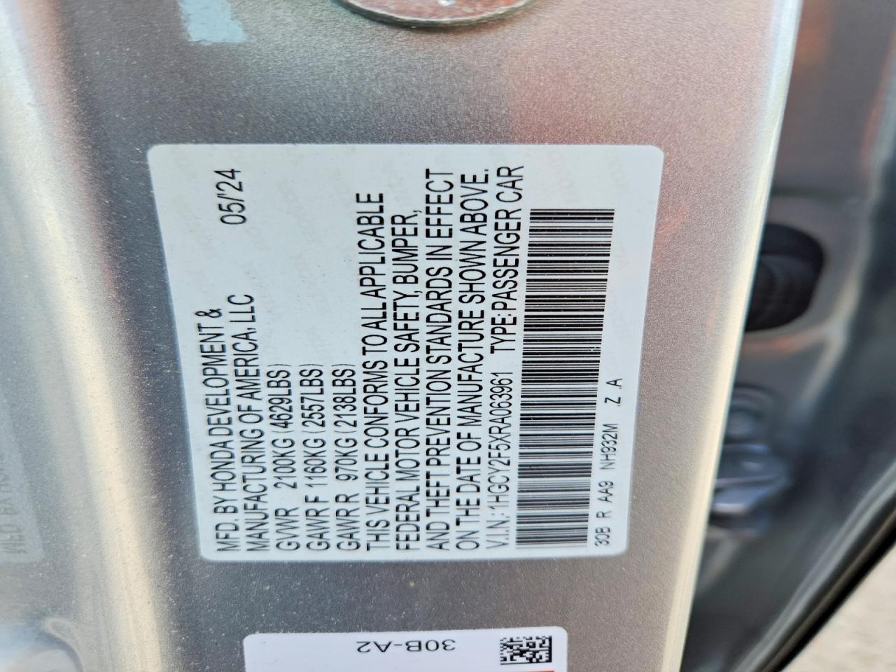 Honda Accord Hybrid Sport