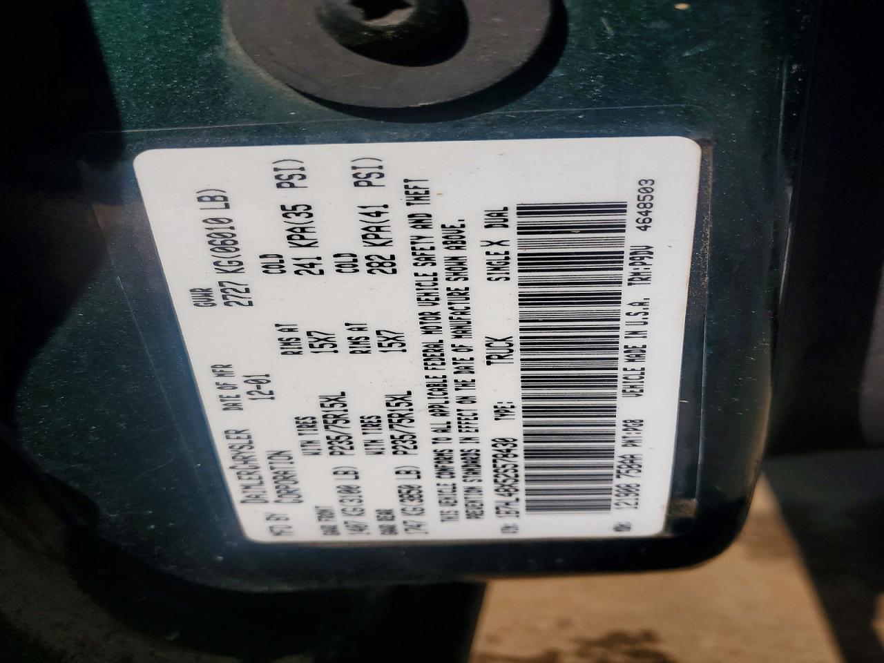 Dodge Dakota Quad Slt