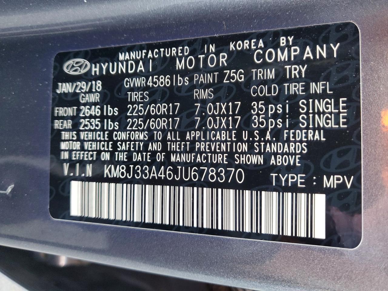 Hyundai TUCSON Sel Plus