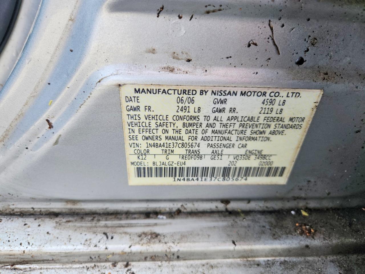 Nissan Maxima 3.5 Se