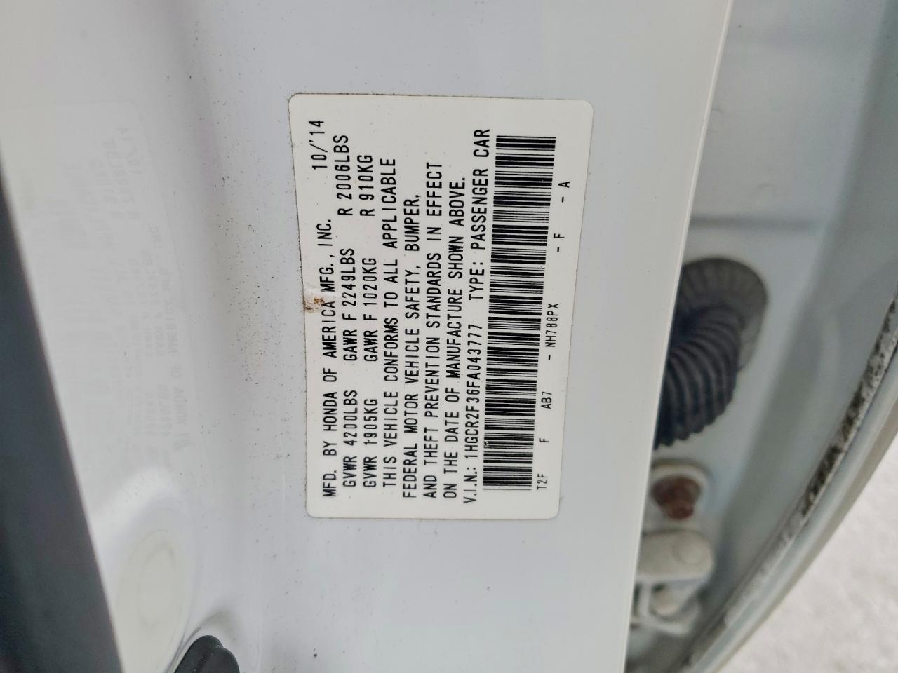 Honda Accord Lx