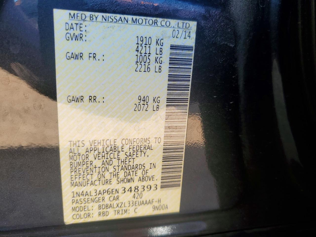 Nissan Altima 2.5 Sl