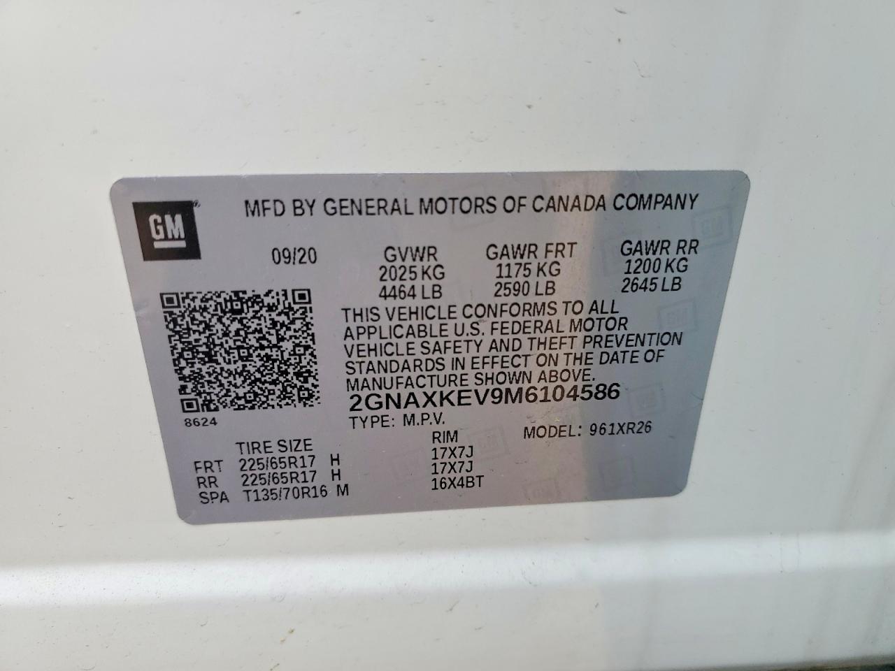 Chevrolet Equinox Lt