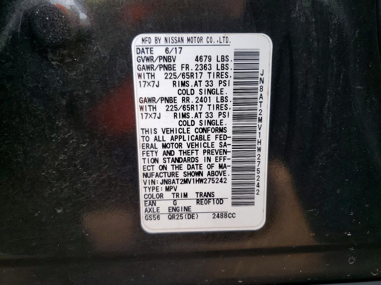 Nissan Rogue S