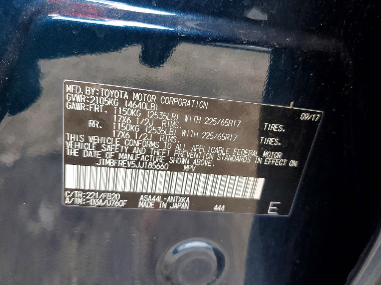 Toyota RAV4 Le